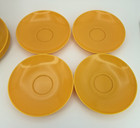Vintage Yellow Bandalasta Trios Picnic Plates Cups 159 153 139 Plastic Retro