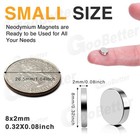25pcs 8 2mm Super Strong Round Disc Magnets Rare-earth Neodymium Magnet N35 Set