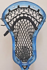 East Coast Dyes Ecd Mens Lacrosse Ion Head Frost Blue Pre-strung Black Mesh New 