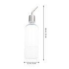 2pcs Durable Rabbit Water Bottles Hanging Transparent Plastic Dispensers