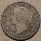 Newfoundland 1865 Five Cent Silver As Pictured