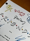 Friends Pilot Script- Signed- Autograph Reprints- Friends Script