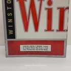 Winston Cigarettes Store Display 3d Metal Sign Ashtray Vintage 24  True Taste