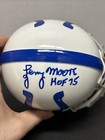 Lenny Moore Signed Mini Helmet Autographed Riddell Baltimore Colts Hof 1975