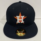 Houston Astros New Era Hat Cap 59fifty 2017 World Series Navy Fitted Size 7 3 4