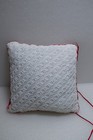 Custom Handmade Ring Bearer Pillow With Embroidery - Satin