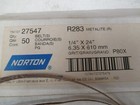 Nib  Norton R283 Metalite 1 4 X 24 P80x Sanding Belt  27547   box Of 50 