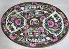 Stunning Antique Chinese Famille Rose Large Oval Platter