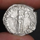 Emperor Commodus Denarius 190ad Ancient Roman Empire Silver Coin Fides Rome