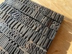 7 Line Gothic Condensed Antique American Wood Type Font Letterpress
