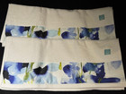 New Sunham Home Fashions 100  Cotton Bath Towel  6pcs  Set   White With Flowers