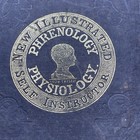 Antique 1859 Book Illustrated Instructor Phrenology   Physiology  Skull Oddity
