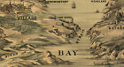 1870 Bancrofts  Pictorial Chart Map Of Geographical Definition Wall Art Poster