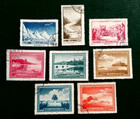 1956 Full Year 6 Vf Full Set Used P R China Stamps Nh lh Cv 21