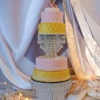 14inch  Crystal Cake Stand  Crystal Cascading Cake Stand For Wedding