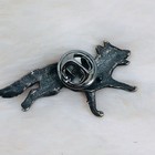 Pewter Fox Animal Lapel Pin