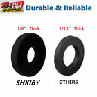 25 Pack Heavy Duty Rubber Washers 1 In Od X 1 4 In Id X 1 8 In Thick Black