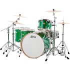 Ludwig Centennial Zep 4-piece Shell Pack Green Sparkle