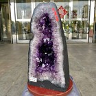 34 17lb Large Natural Amethyst Geode Cathedral Crystal Cluster Specimen Healing