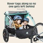 Rover Kids Bicycle Trailer Single And Double Passenger Children   s Foldable