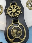 Horse Brass Decorative Tack Bridle Britain Made Decorative Antique Vintage Lot 