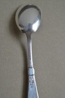 Antique Sterling Silver Butter Knife   A f  Towle   Son Plated Spoon  C  1890s