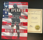 Robert O neill Signed Operator Book Firing The Shots That Killed Osama Bin Laden