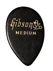 12 -1970 s Gibson Teardrop  splash  Medium Rare Guitar Picks -nos-black