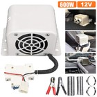 12v Portable Car Fan Heater Windshield Demister Defroster Heated 2 Holes 600w