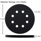 5 Inch Foam Cushion Interface Buffer Pad Orbital Sander Hook Loop Sanding Discs