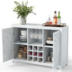 47  Wine Bar Cabinet Kitchen Buffet Sideboard With Storage Coffee Bar Cabinet Us