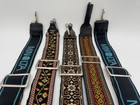 Vintage 70s Wide Woven Retro Hippie  Minolta   Prinz Camera Neck Straps Lot Of 5