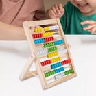 Wooden Abacus Classic Counting Tool Kids Learning Math 100 Beads Math Tool For