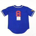 Gotofree Mens Womens Blue Baseball T Shirt Summer Embroider Short Sleeve Top Tee