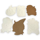 Lot  6  Vintage Original Beistle Halloween Diecut Decorations 6  X 9  Diecut