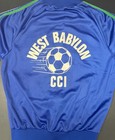 Vintage 80s - West Babylon  Ny - Centro Culturale Italiano Cci Soccer Jacket - L