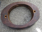 Vintage Wood Hat Block Mold Millinery Brim Form S   Co