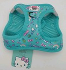 Sassy Meow Hello Kitty Adjustable Cat Step-in Harness Extra Small Teal Nwt