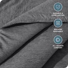  Comforter Set - Size - Ultra-soft - Goose Down Queen Heathered Grey