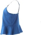 Tracy Anderson Gili Peplum Cami Vibrant Blue M Nwot 2 