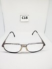 Vtg Luxottica Eyeglasses Frame Ricardo Cafe Unisex Silver Aviator 56-17 140