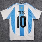 Adidas Argentina Jersey Boys 22 Youth Blue Aeroready Stripe Football Messi  10