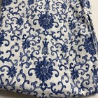 Ralph Lauren Sheets Rosette Porcelain Blue Queen Flat Fitted All Cotton