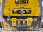 New   Dewalt 12   Carbide Teeth Miter Saw Blades 2-pack   80t And 32t   Dw3128p5