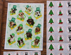 Misc Lot Of 27 Unused Stickers Seasons  School  Animals  Vintage  Ephemera