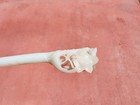 19c Korean Joseon Dynasty Chinese White Jade Carved Carving Hair Pin Binyeo