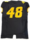 Men s Nike Black Missouri Mizzou Tigers Game Worn Used Football Jersey Sz 46  48