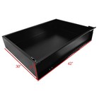 Cargo Box Utility Bed Black Steel Golf Cart For E-z-go  Yamaha  Club Car 42 x30 