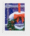 Usps Forever Usa Holiday Windows - 20 Authentic Postage Stamps Christmas