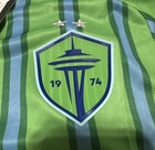 New Adidas Seattle Sounders Fc 24 25 Home Soccer Jersey Mls Hz6188 Men   s Xs Slim